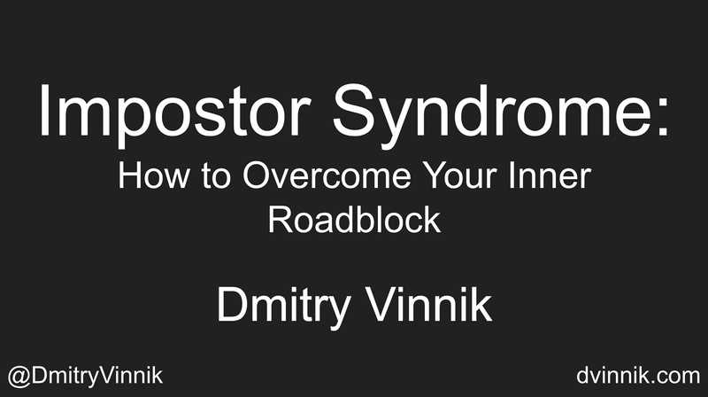 Impostor Syndrome: How to Overcome Your Inner Roadblock