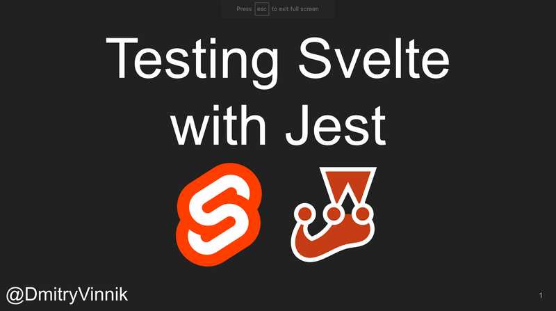 Testing Svelte with Jest: Validate Your Components Quickly!